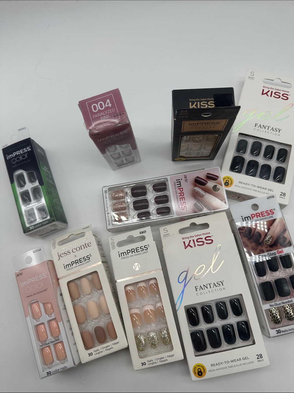 Ten Sets of Impress Fall Colors Press on Nails